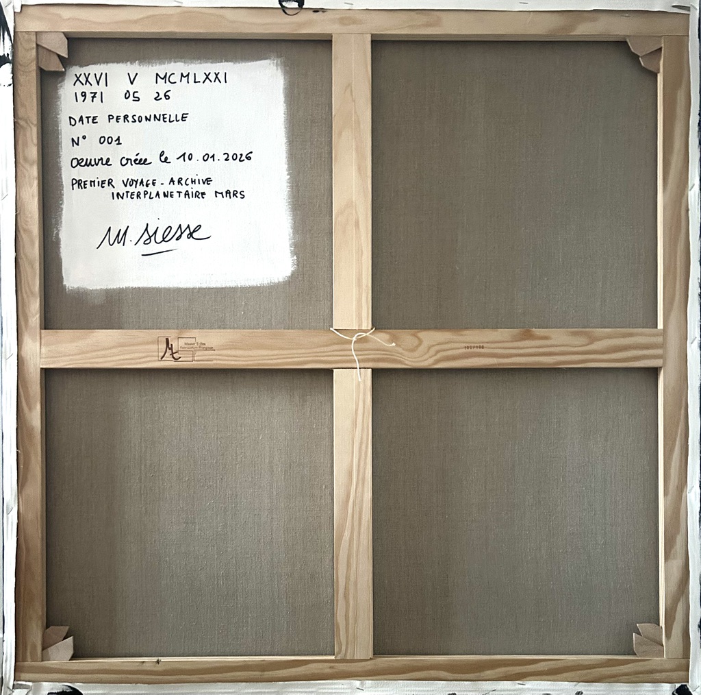 Dates Uniques — Toile verso